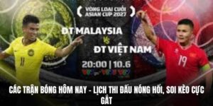Các Trận Bóng Hôm Nay – Lịch Thi Đấu Nóng Hổi, Soi Kèo Căng